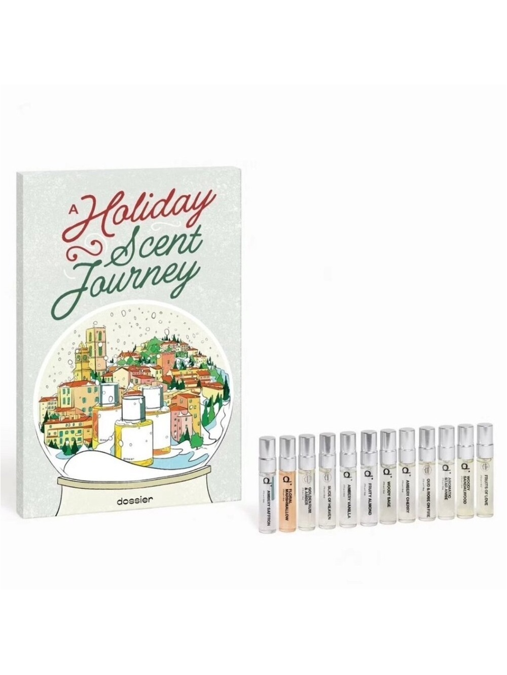 Dossier Holiday Scent Journey EDP Gift Set 12 x 5 ml Sampler NEW